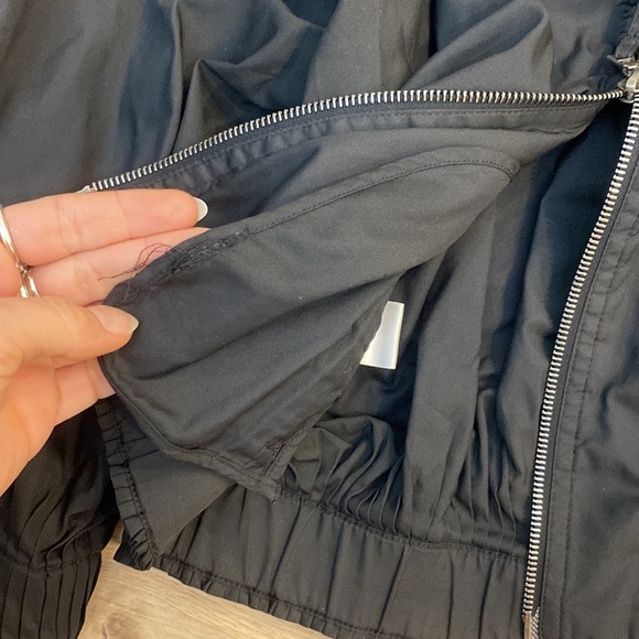 MaxAzria Pleated Cropped Bomber Jacket - Picture 10 of 10